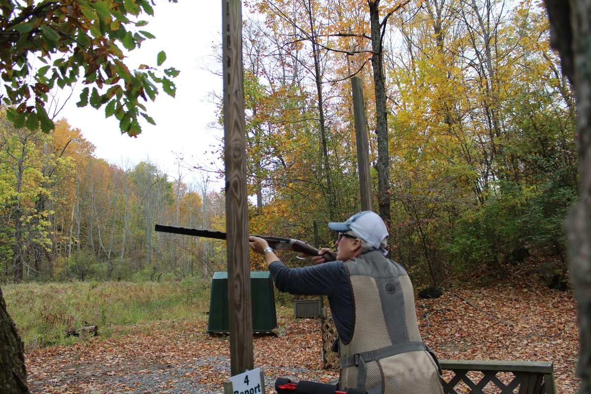 Sporting clays in action at Hillendale